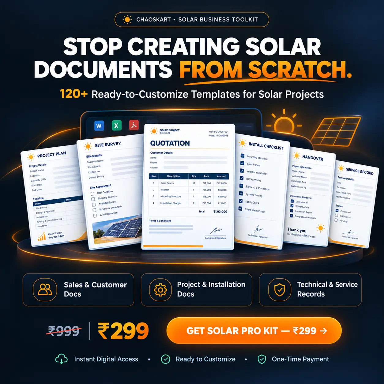 Solar Pro Document Kit Bundle Preview